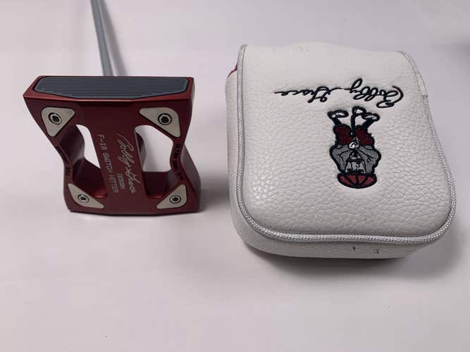 Bobby Grace Switch Hitter F-18 Red Putter 34" Mens RH & LH HC