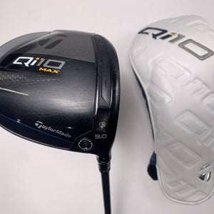 TaylorMade Qi10 MAX Driver 9* Diamana T+ Xlink Tech 60g Stiff RH HC