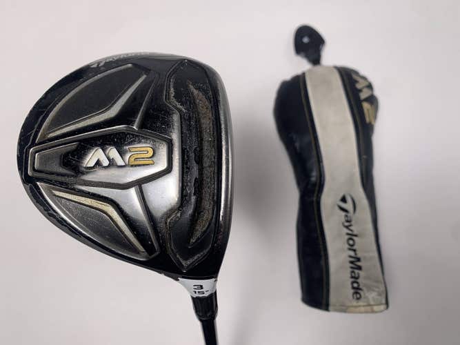 TaylorMade M2 3 Fairway Wood 15* REAX 55g Senior Graphite Mens RH HC