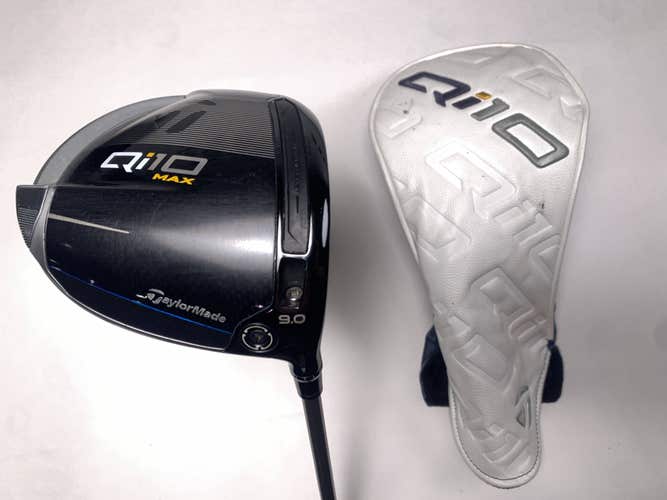 TaylorMade Qi10 MAX Driver 9* Fujikura Speeder NX 50g Senior Graphite Mens RH HC