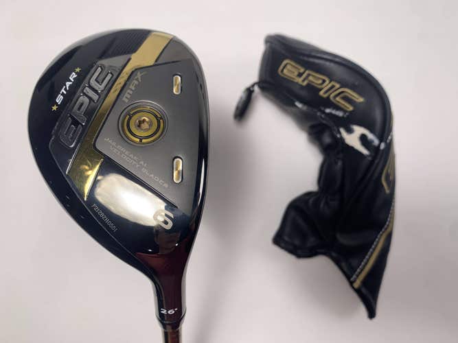 Callaway EPIC MAX Star 6 Hybrid 26* ATTAS Speed Series 50g Regular RH HC