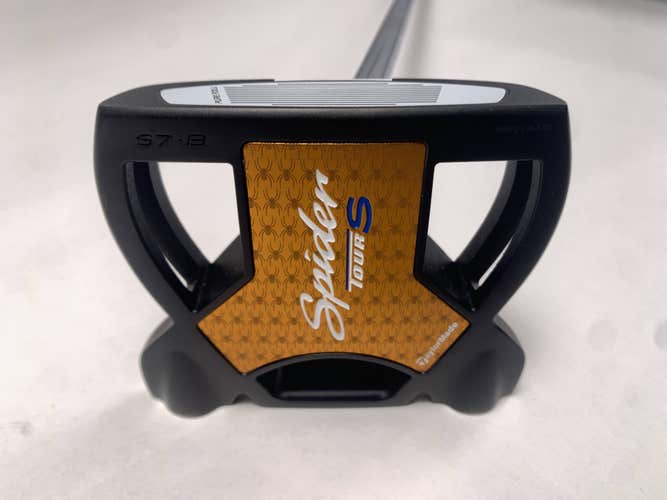 TaylorMade Spider Tour S Black Long Broomstick Putter 46" S7 B Mens RH