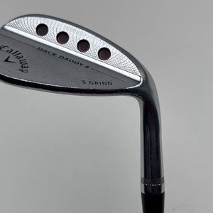 Callaway Mack Daddy 4 Chrome Wedge 56* 10 Bounce S-Grind S200 115g Steel Mens RH
