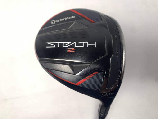 TaylorMade Stealth 2 3 Fairway Wood 15* HZRDUS 6.5 Dual Torsional XStiff RH