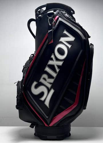 Srixon 2025 Tour Staff Bag Black 5-Way Divide Single Strap Golf Bag NEW