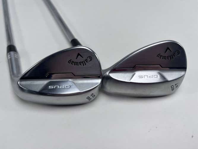 Callaway Opus Brushed Chrome Wedge Set 56* 12 | 60* 6 TT DG Mid 115g Steel RH
