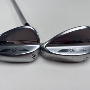 Titleist Vokey SM10 Tour Chrome Wedge Set 56* 12 60* 14 Vokey Wedge Steel RH