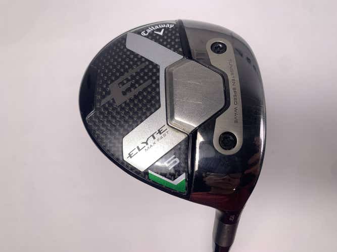 Callaway Elyte Max Fast 5 Fairway Wood 19* Vanquish 4 R2 Senior Graphite Mens RH