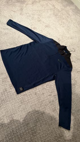 *NEW* Men’s Blue Long Sleeve DRI-FIT Golf Shirt - Medium