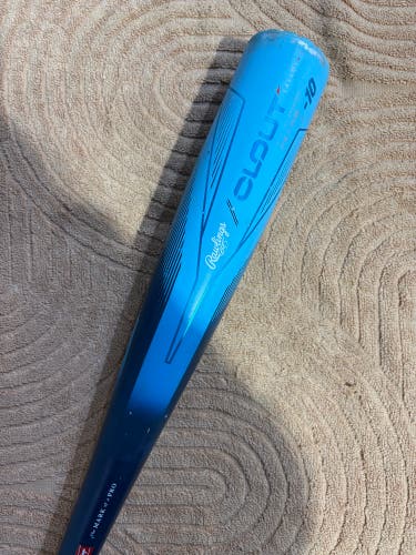 2024 Rawlings Clout Alloy Bat USSSA Certified (-10) Alloy 17 oz 27" (Used)