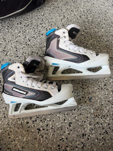 2016 Bauer Reactor 5000 Hockey Goalie Skates Regular Width Size 4.5 (Used)