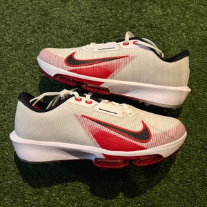 Nike Air Zoom Infinity Tour 2 Golf Red Shoes (Wide) FD0218 101 Men’s Size 10
