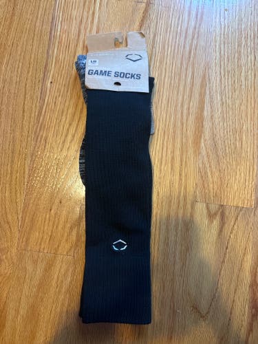 Black Men's Large EvoShield Socks (New)