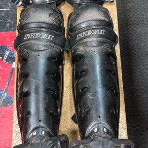 Used Itech senior large SR catcher's leg guard guard shin catchers adult baseball