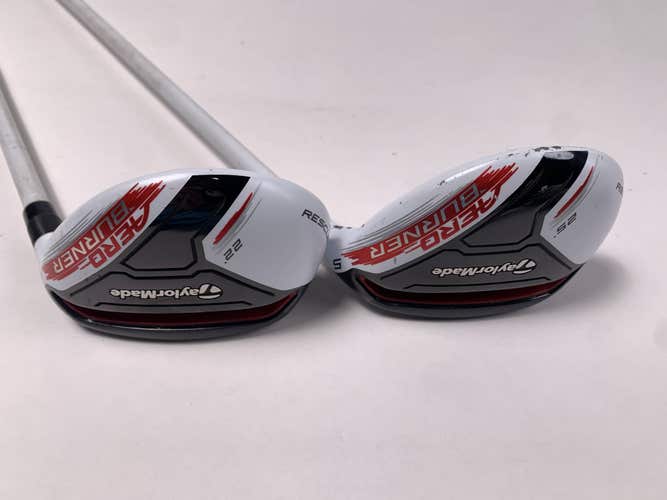 TaylorMade AeroBurner 4 & 5 Hybrid Set 22* 25* Speed Rul-Z Ladies Womens RH HC