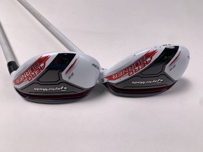 TaylorMade AeroBurner 4 & 5 Hybrid Set 22* 25* Speed Rul-Z Ladies Womens RH HC