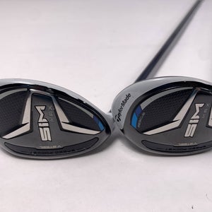 TaylorMade SIM MAX 4 & 4 Hybrid Set 22* 22* Fujikura Ventus Blue 7-S Stiff LH