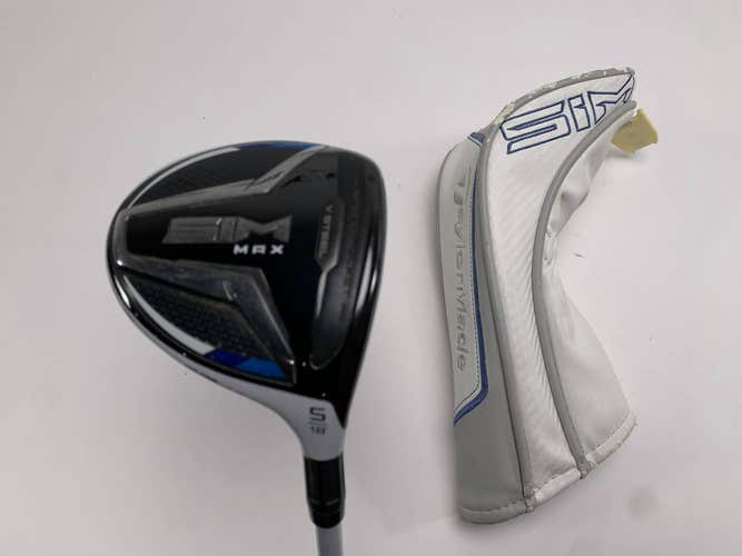 TaylorMade SIM MAX 5 Fairway Wood 18* Aldila NV 45g Ladies Graphite Womens RH HC