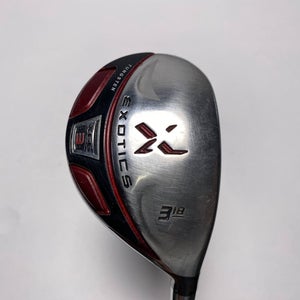 Tour Edge Exotics XCG3 3 Hybrid 18* Fujikura Motore 80g Regular Graphite Mens RH
