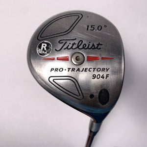Titleist 904 F 3 Fairway Wood 15* Grafalloy ProLite Regular Graphite Mens RH