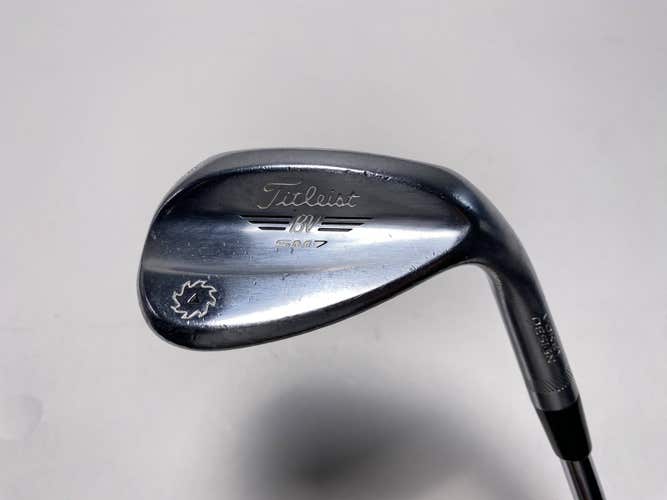 Titleist Vokey SM7 Tour Chrome Wedge 58* 12 Bounce D-Grind Wedge Steel Mens RH