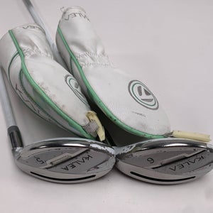TaylorMade Kalea Ladies 5 & 6 Hybrid Set 27* 30* Kalea 45g Ladies Womens RH HC