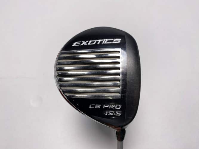 Tour Edge Exotics CB Pro F2 3 Fairway Wood 15.5* Fujikura Speeder 661 Regular RH