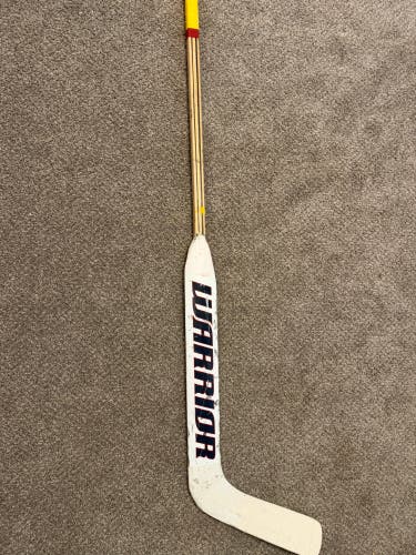 Intermediate Warrior Custom Pro Regular Goalie Stick 23" Paddle Pro Stock (Used)