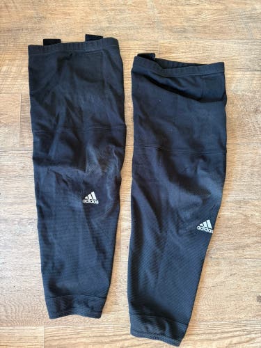 Black Senior Large Adidas Socks (Used)