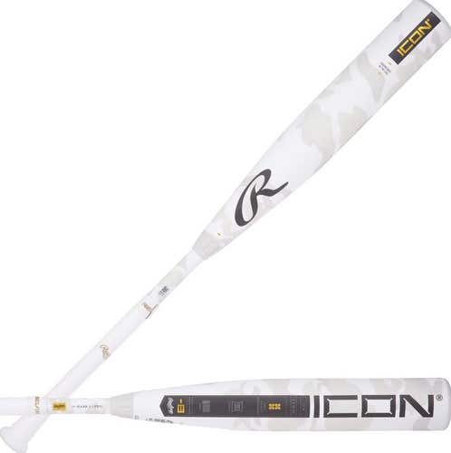 Rawlings 2025 Icon USSSA Certified Baseball Bat (-8) 30/22 (New)