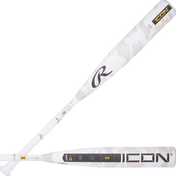 Rawlings 2025 Icon USSSA Certified Baseball Bat (-8) 30/22 (New)