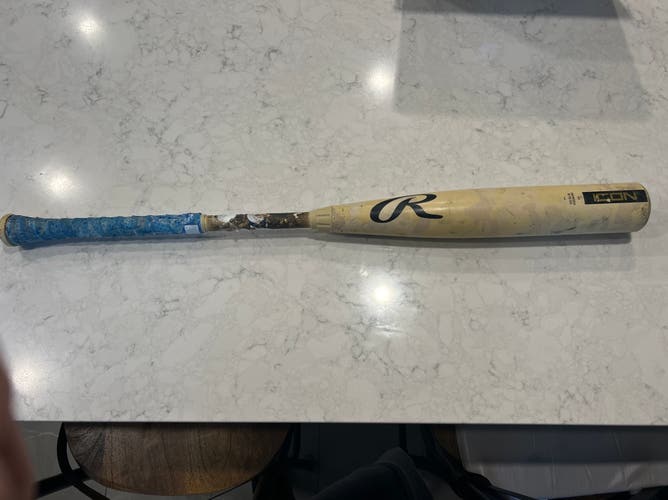 2025 Rawlings Icon Composite BBCOR Certified Bat (-3) 30 oz 33" (Used)