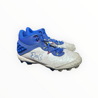 Used Under Armour BH BB/SB Cleats Royal Blue Junior 06 11375-S000374493