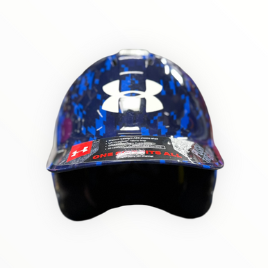 Used Under Armour CHARGED Batting Helmet No Mask Navy Blue One Size 11375-S000374491