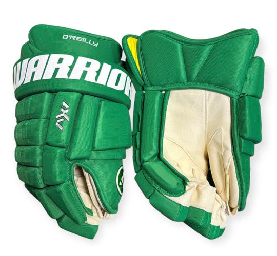 O’Reilly Warrior AX1 Pro Gloves 14" Pro Stock - Toronto Maple Leafs St Pats