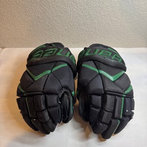Bauer Vapor Matrix Pro Gloves 13" (Used) - Black with Green