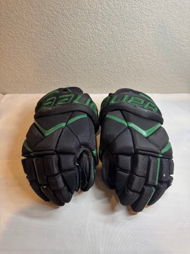 Bauer Vapor Matrix Pro Gloves 13" (Used) - Black with Green