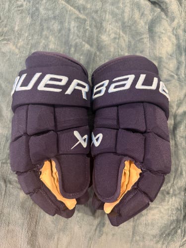 Toronto Sceptres Bauer Supreme Mach Gloves 14" Pro Stock (New)