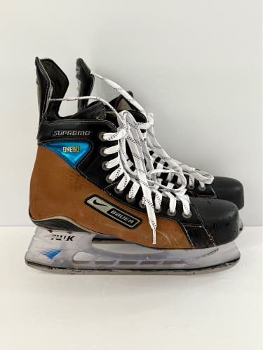 NIKE BAUER SUPREME ONE90 HOCKEY SKATES SIZE 10 D, US 11.5, Made in Canada (RARE)