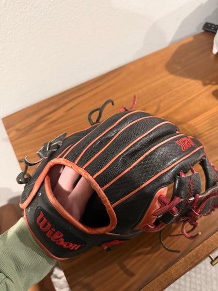 Wilson A2K RH Infield Baseball Glove 11.5" (Used) THIS IS A GLOVE OF THE MONTH A2K.