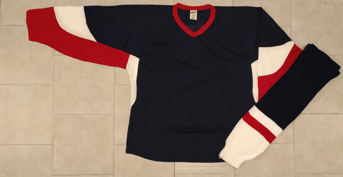 AK- H6600 Hockey Team Set - 15 Jerseys - Navy - New