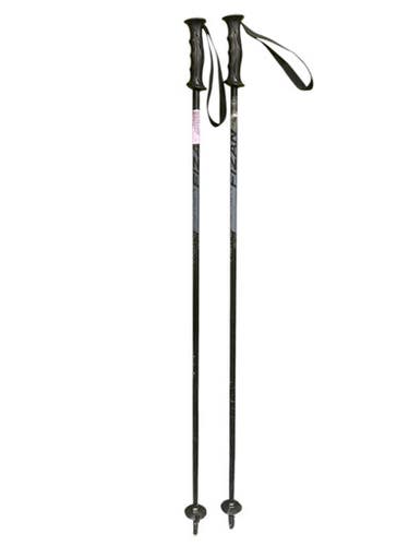 Used FIZAN ACTION Boys DH Ski Pole Black 100 cm / 40 in 11847-S000033632
