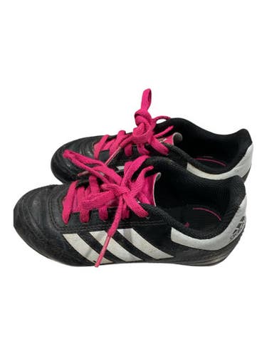 Used Adidas Soccer Cleats Black And Pink Youth 10.5 11847-S000033570