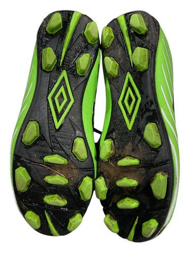 Used Umbro Soccer Cleats Green Youth 12.0 11847-S000033567