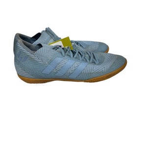 Used Adidas Soccer Indoor Shoes Carolina Blue Senior 5.5 11847-S000033535