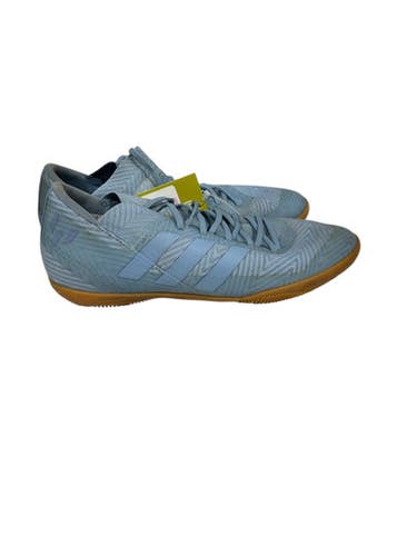 Used Adidas Soccer Indoor Shoes Carolina Blue Senior 5.5 11847-S000033535