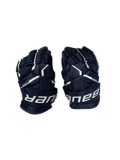 Used Bauer SUPREME Senior Gloves Navy Blue 14" 11847-S000033526