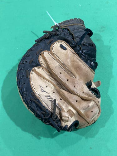 Used Mizuno Power Close Right Hand Throw Catcher's Baseball Glove 31.5"