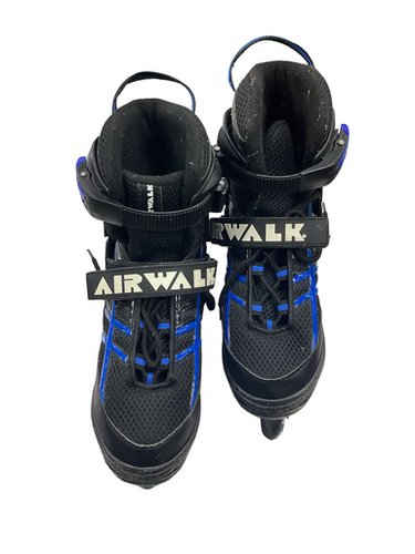 Used Airwalk ABEC-5 Junior Rec Fitness Skates Navy Blue Adjustable 11613-S000178869
