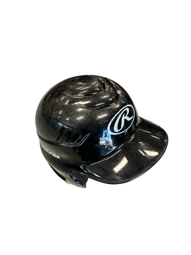 Used Rawlings HELMET Batting Helmet No Mask Black MD 11682-S000129597